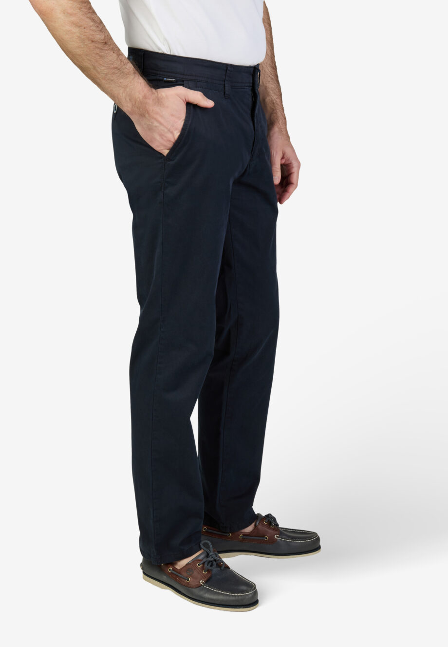 CLUB OF COMFORT Herren Baumwoll-Hose mit Flat-Front Garvey