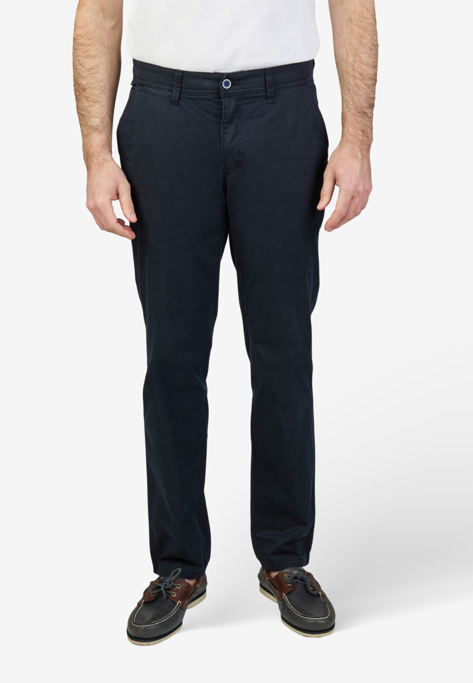 CLUB OF COMFORT Herren Baumwoll-Hose mit Flat-Front Garvey