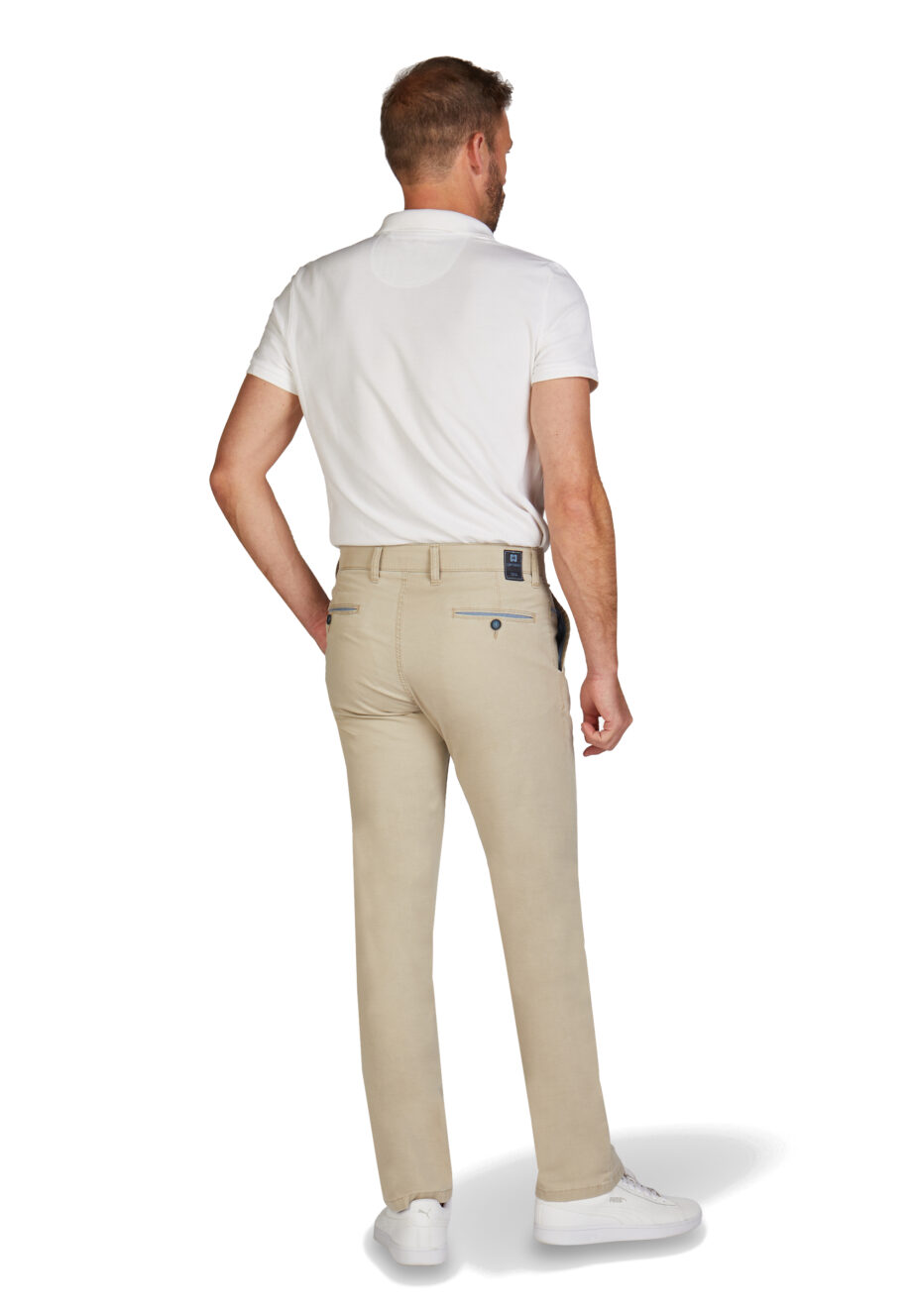 CLUB OF COMFORT Herren Baumwoll-Stretch Hose GARVEY mit Coolmax