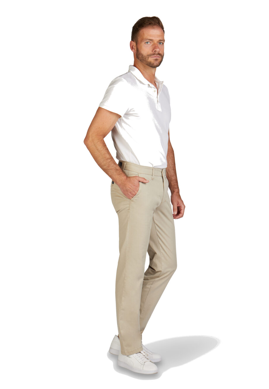 CLUB OF COMFORT Herren Baumwoll-Stretch Hose GARVEY mit Coolmax