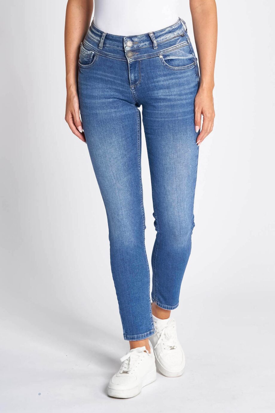 ZHRILL Damenjeans Skinny Stretch ZHKELA in blue stone used