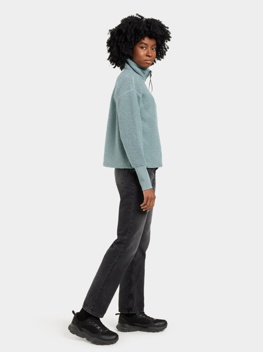 DIDRIKSONS Damen Fleecejacke ALEXA WNS in factory blue