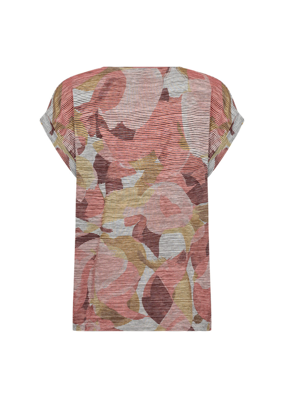 SOYACONCEPT Damen T-Shirt Galina mit Alloverprint