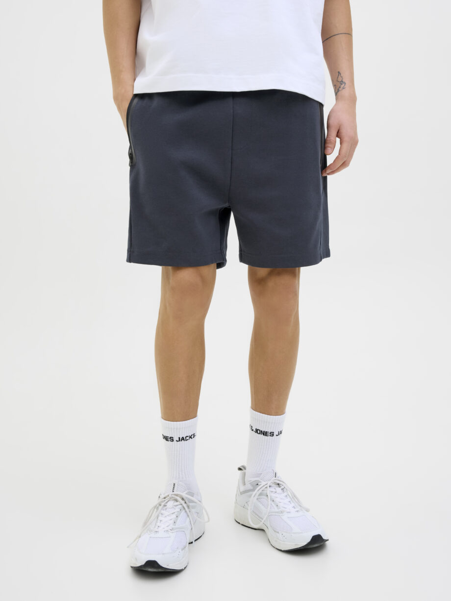 JACK&JONES Herren Joggershorts kurz in Dunkelblau