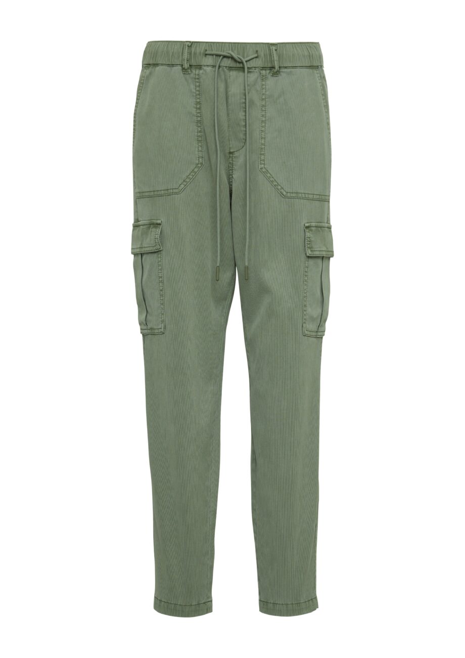 S.OLIVER Damen Jogpants aus Viskosemix mit Cargo-Taschen