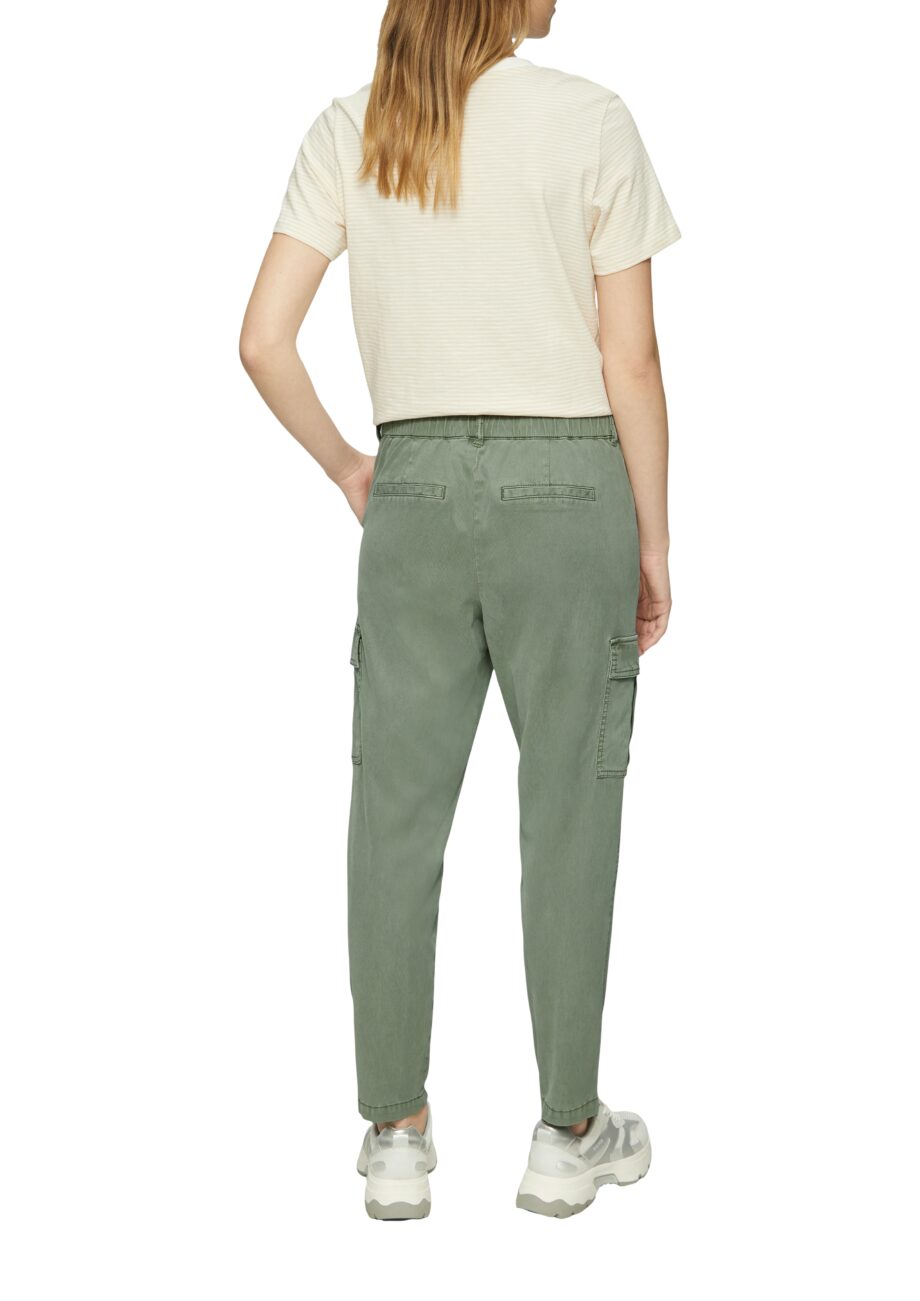 S.OLIVER Damen Jogpants aus Viskosemix mit Cargo-Taschen