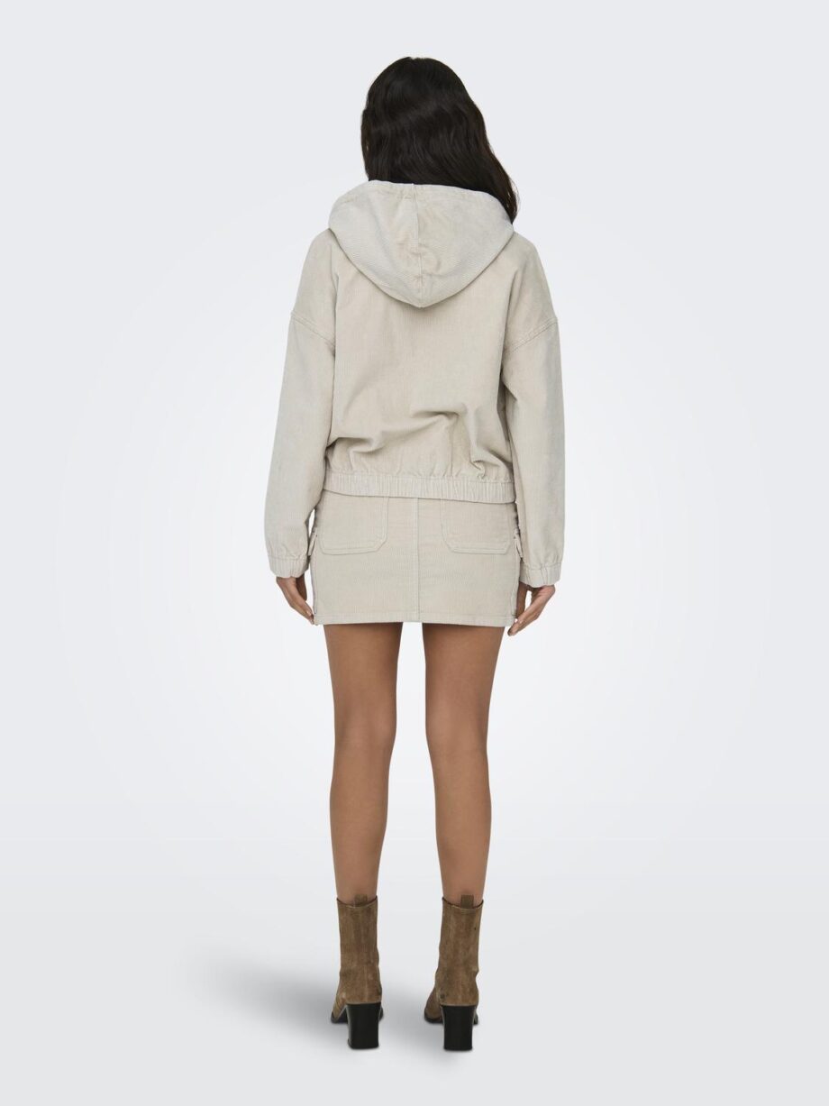 ONLY Damen Cordjacke KENZIE mit Kapuze