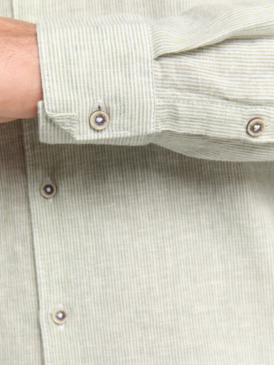 NO EXCESS Herren Leinenhemd in zwei Farben