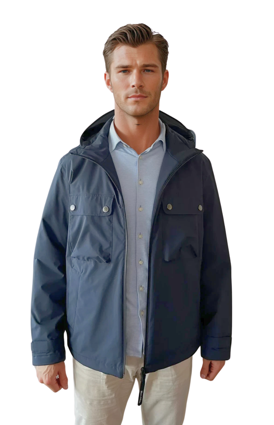 MARC O'POLO Herrenjacke wasserabweisend in dunkelblau